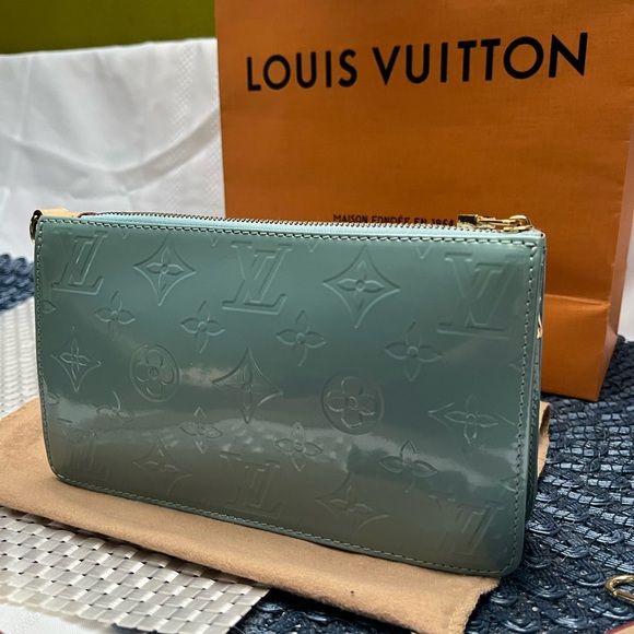 Louis Vuitton Blue Monogram vernis Women's mini handbag - Picture 1 of 8